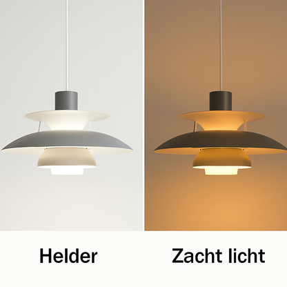 Modern rund LED-taklampa – dimbar och hållbar – stilfull belysning för vardagsrum, matsal och kontor