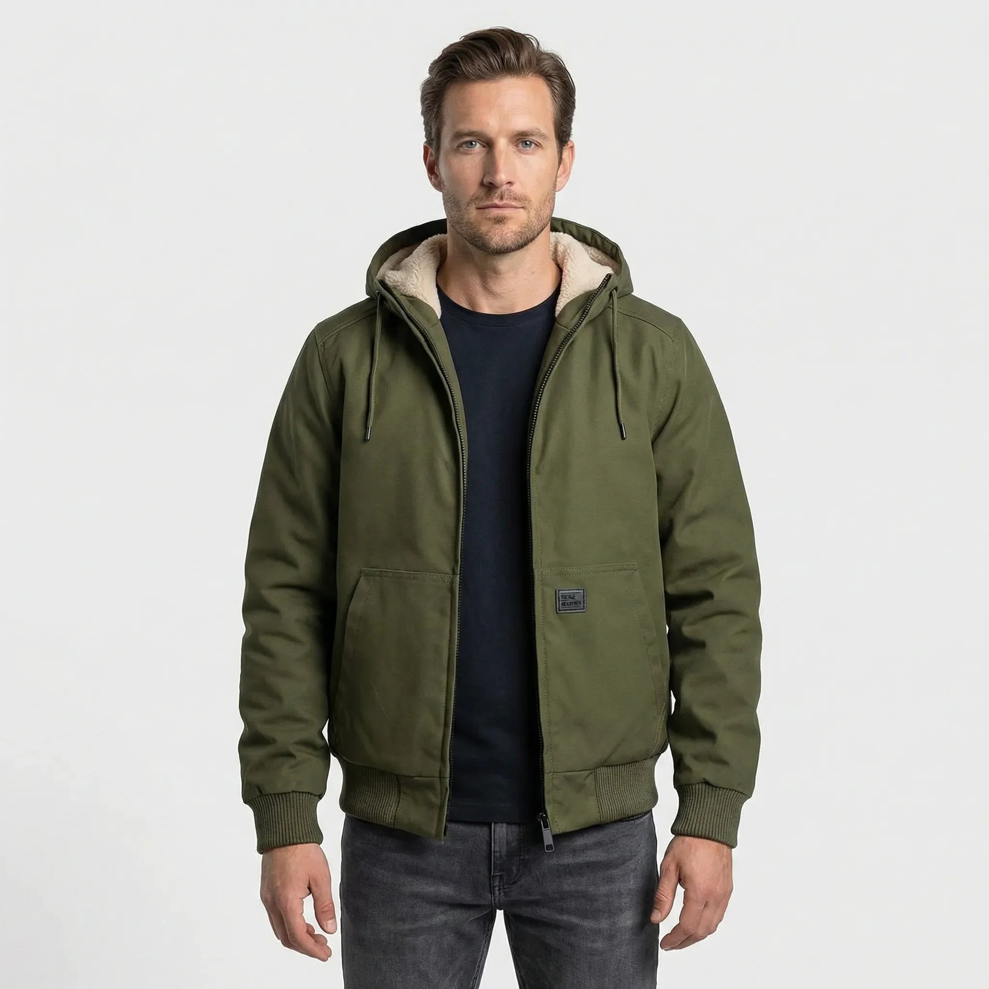 Moderne Bomberjacke Mit Kapuze - Arvid