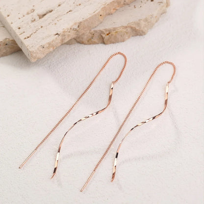 Moderne Ohrstecker - LongWaves 