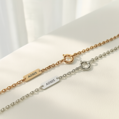 Moissanit-ögon | Öga Fullslip Moissanit Halsband