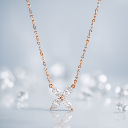 Moissanit-ögon | Öga Fullslip Moissanit Halsband