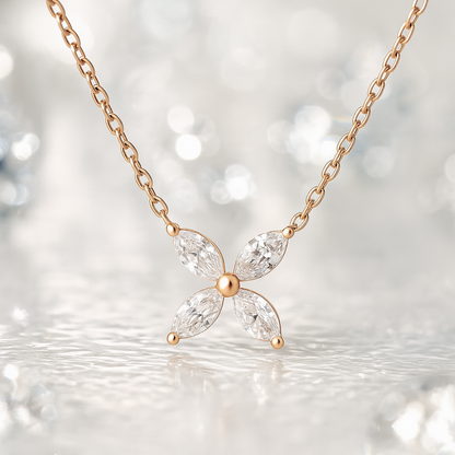 Moissanit-ögon | Öga Fullslip Moissanit Halsband