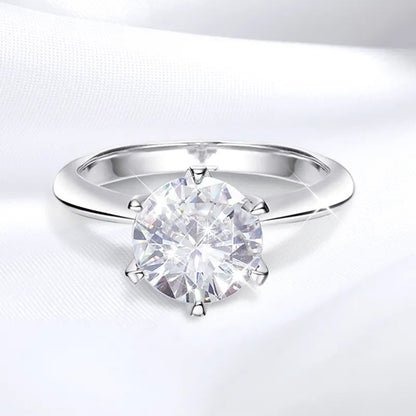 Moissanit Ring - SparkleMoment 