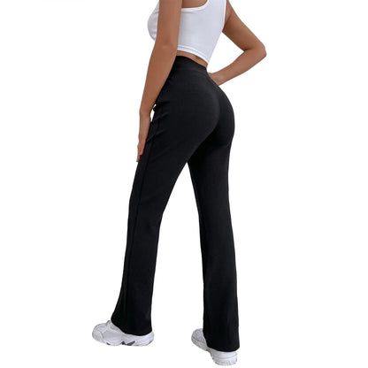Damenhose Herbst, schwarz, elastisch, bequem, modisch, Freizeitkleidung, Stretch-Stoff