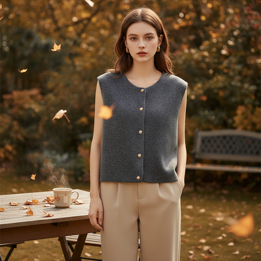 Klassisches Design Weste - Lena