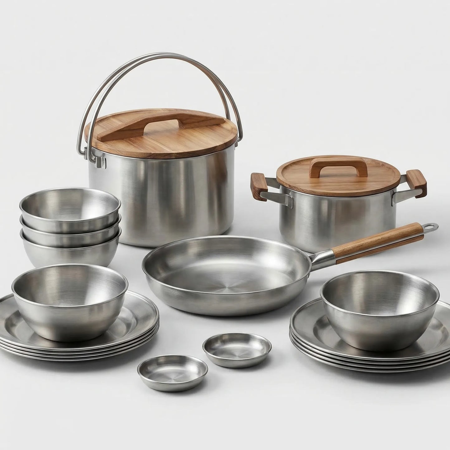 Multi-Piece Outdoor Camping Cookware Set -  Campori