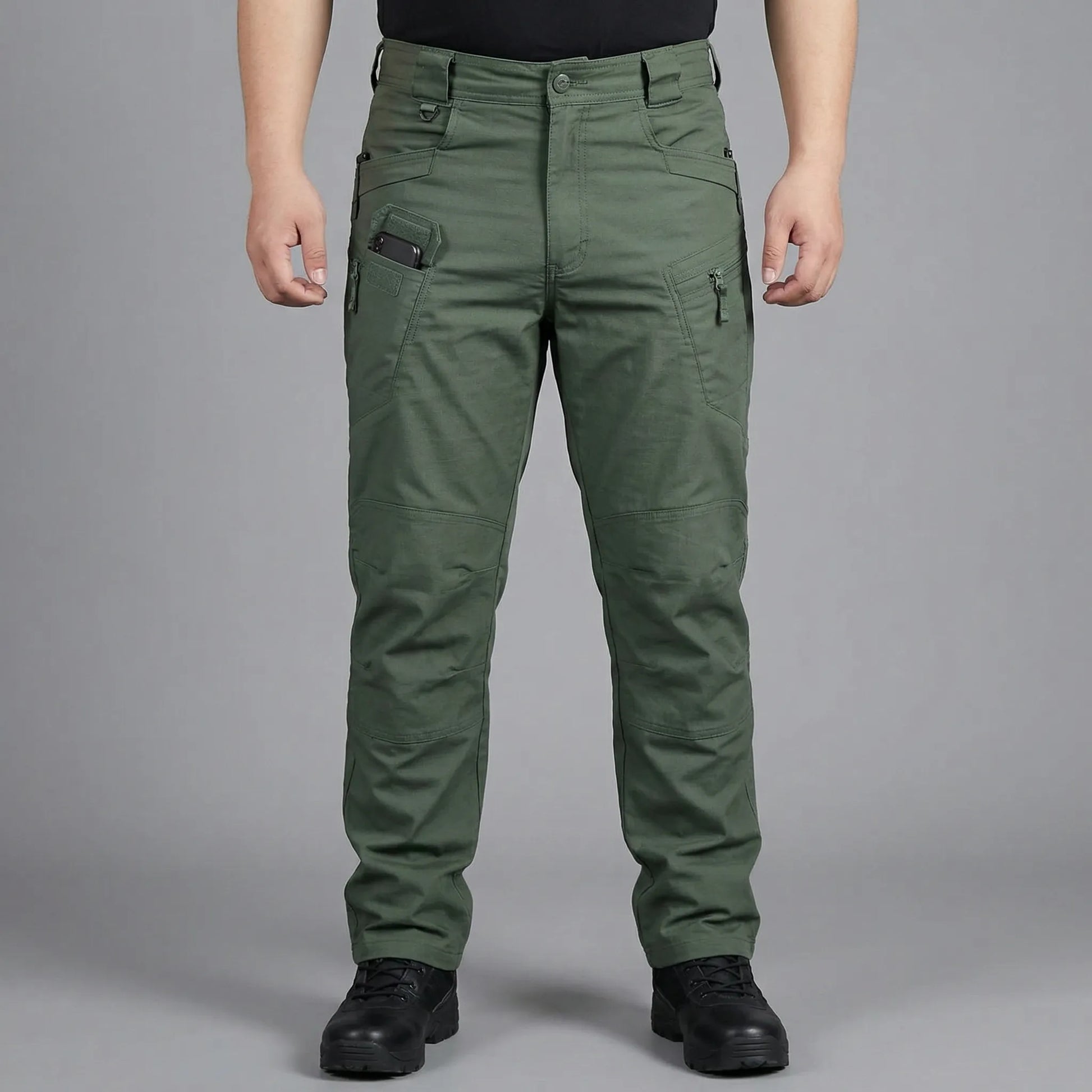 Multi-Pocket Plus Size Tactical Cargo Pants - Phillip