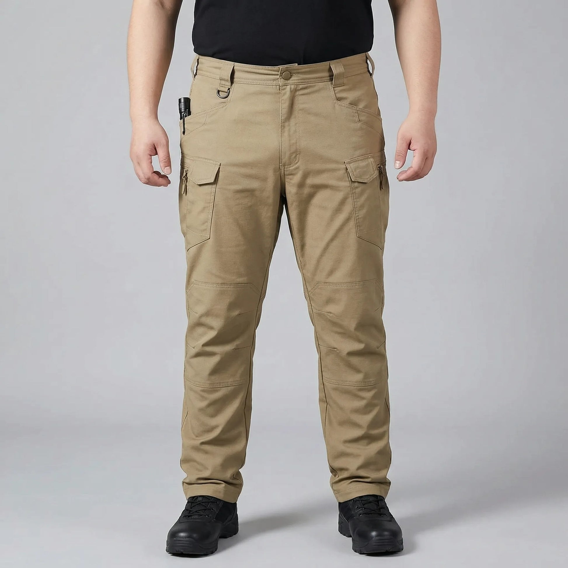 Multi-Pocket Plus Size Tactical Cargo Pants - Phillip