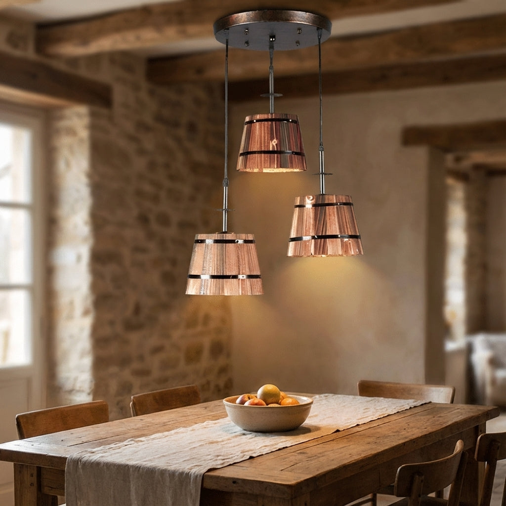 Multi Pendant Cluster Fixture -  Rustomara