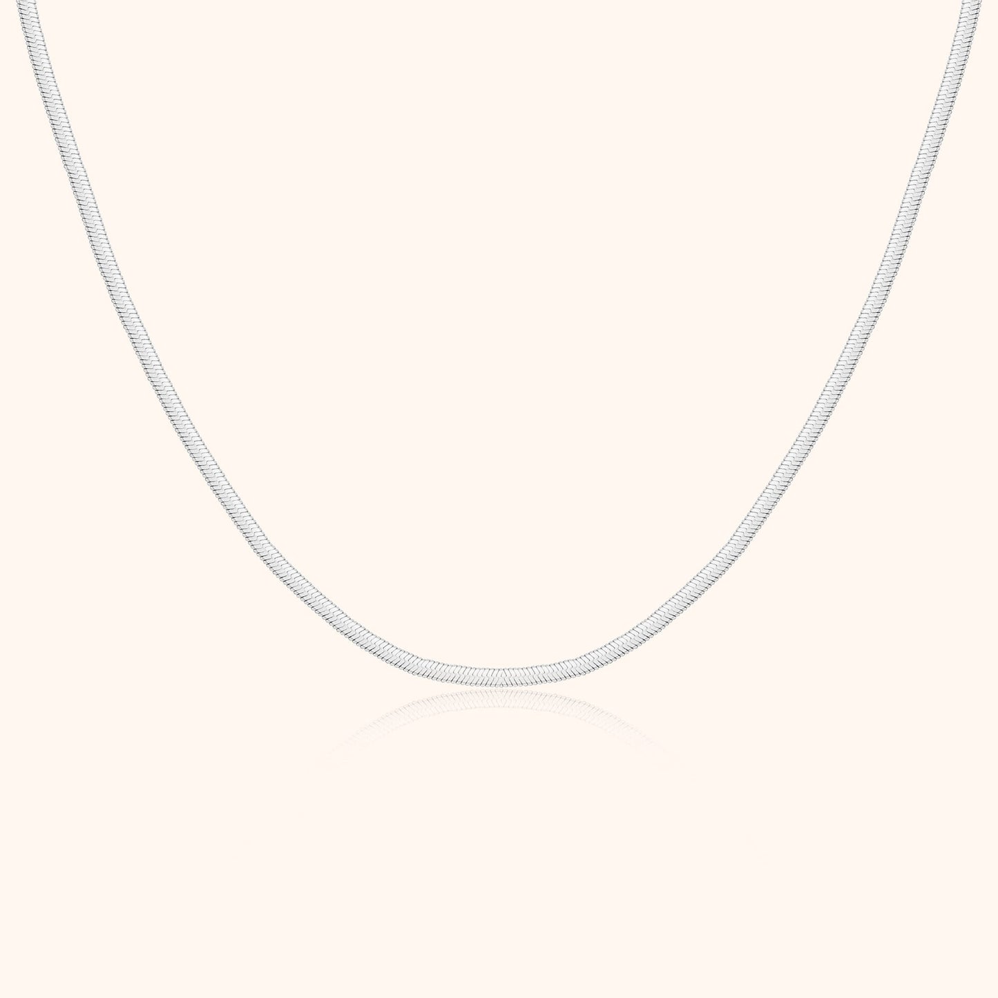 Silberne Schlangenkette, elegantes Design, 925 Sterling Silber, Damen Halskette, Schmuckaccessoire