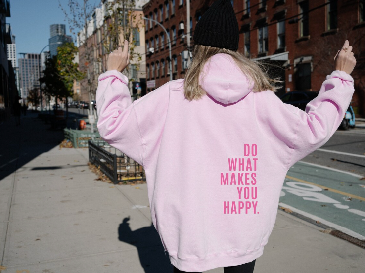 Höstig damhoodie – Leandra