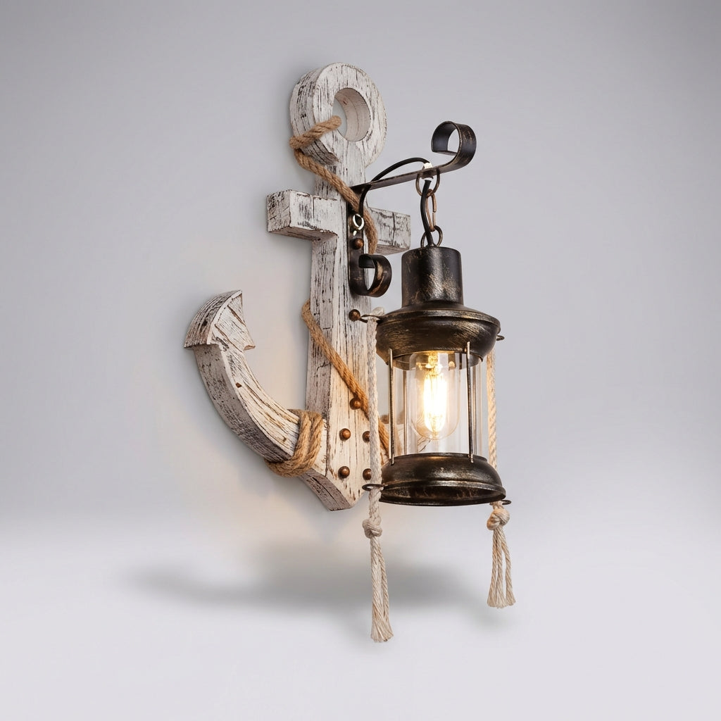 Nautical Anchor Wall Sconce -  NautiGlow