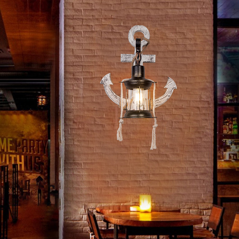 Nautical Anchor Wall Sconce -  NautiGlow