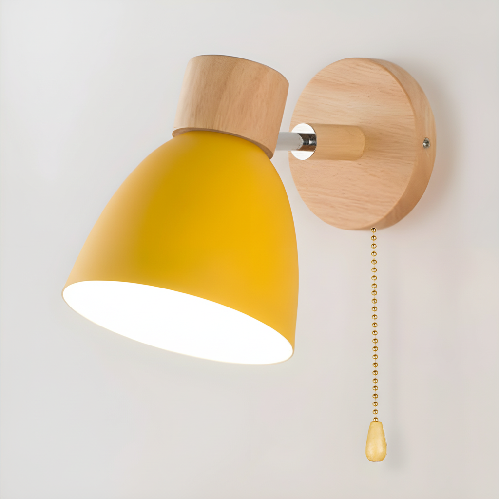 Nordische Holz Wandleuchte - WoodLuma