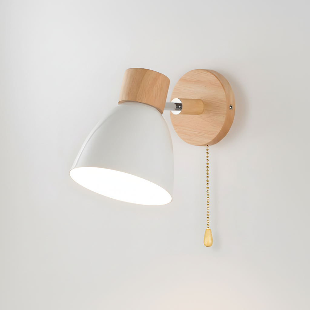 Nordische Holz Wandleuchte - WoodLuma