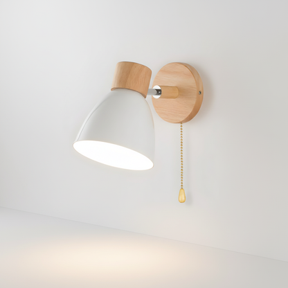 Nordische Holz Wandleuchte - WoodLuma
