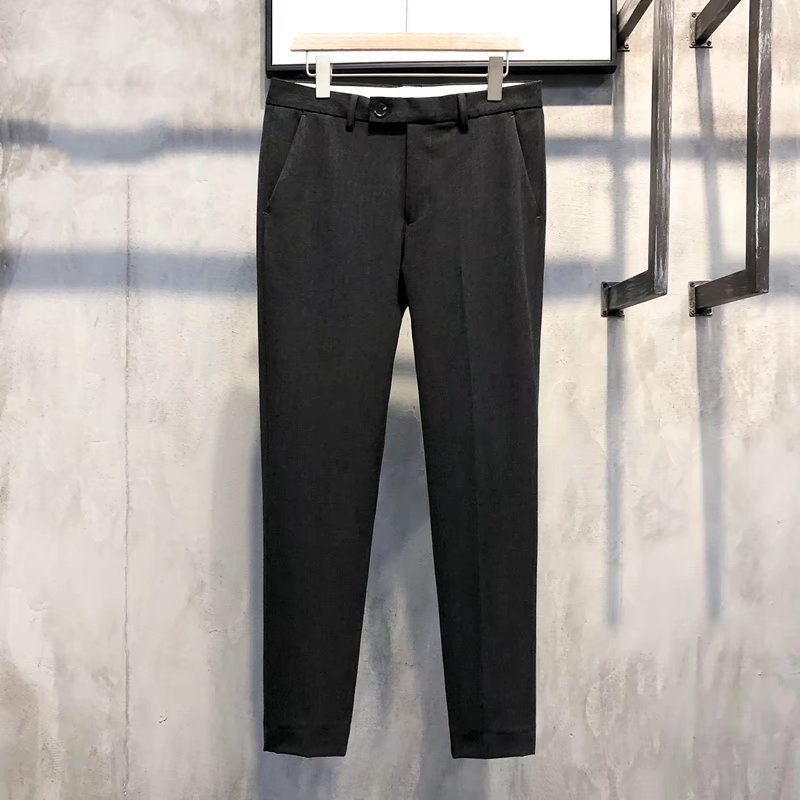 Slim Fit formella herrbyxor – Milano