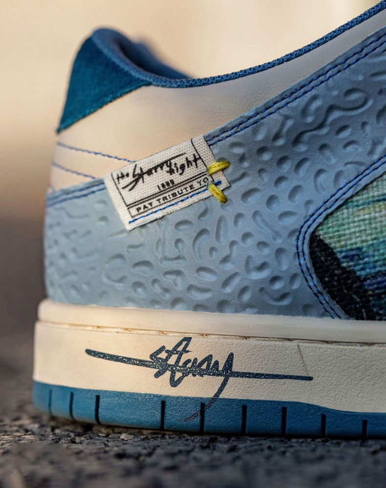 Konstnärliga unisex sneakers med stjärnnatt-design och komfortsoffa – Lior