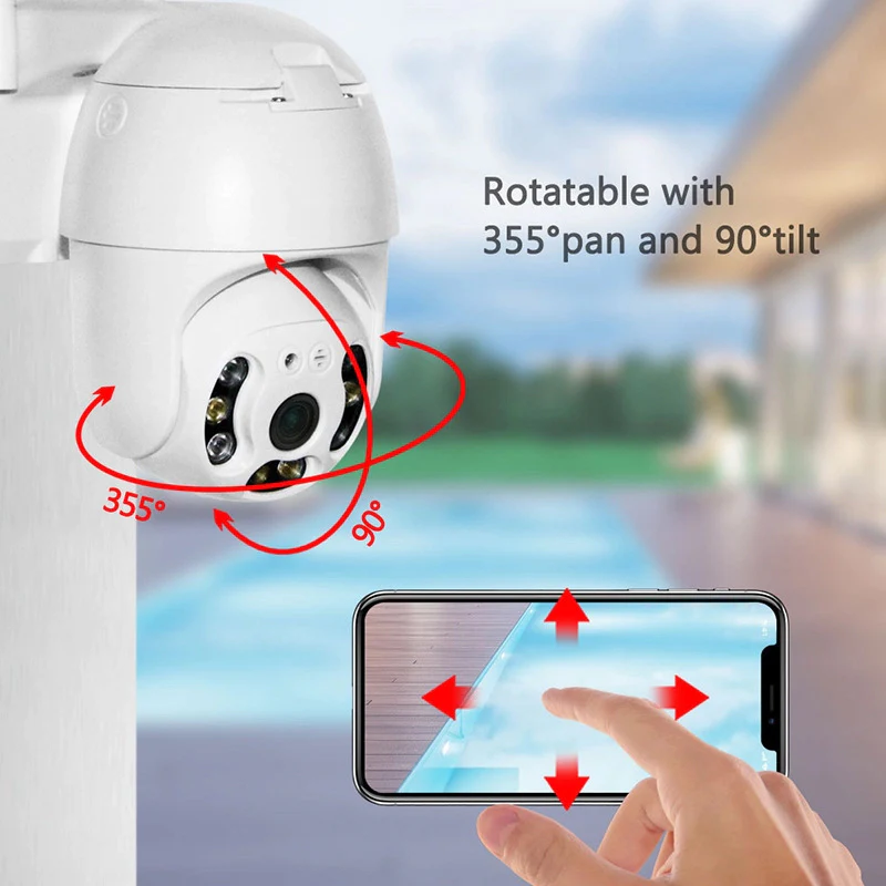 Set med 4 smarta WiFi-säkerhetskameror – SmartCam Set 4X