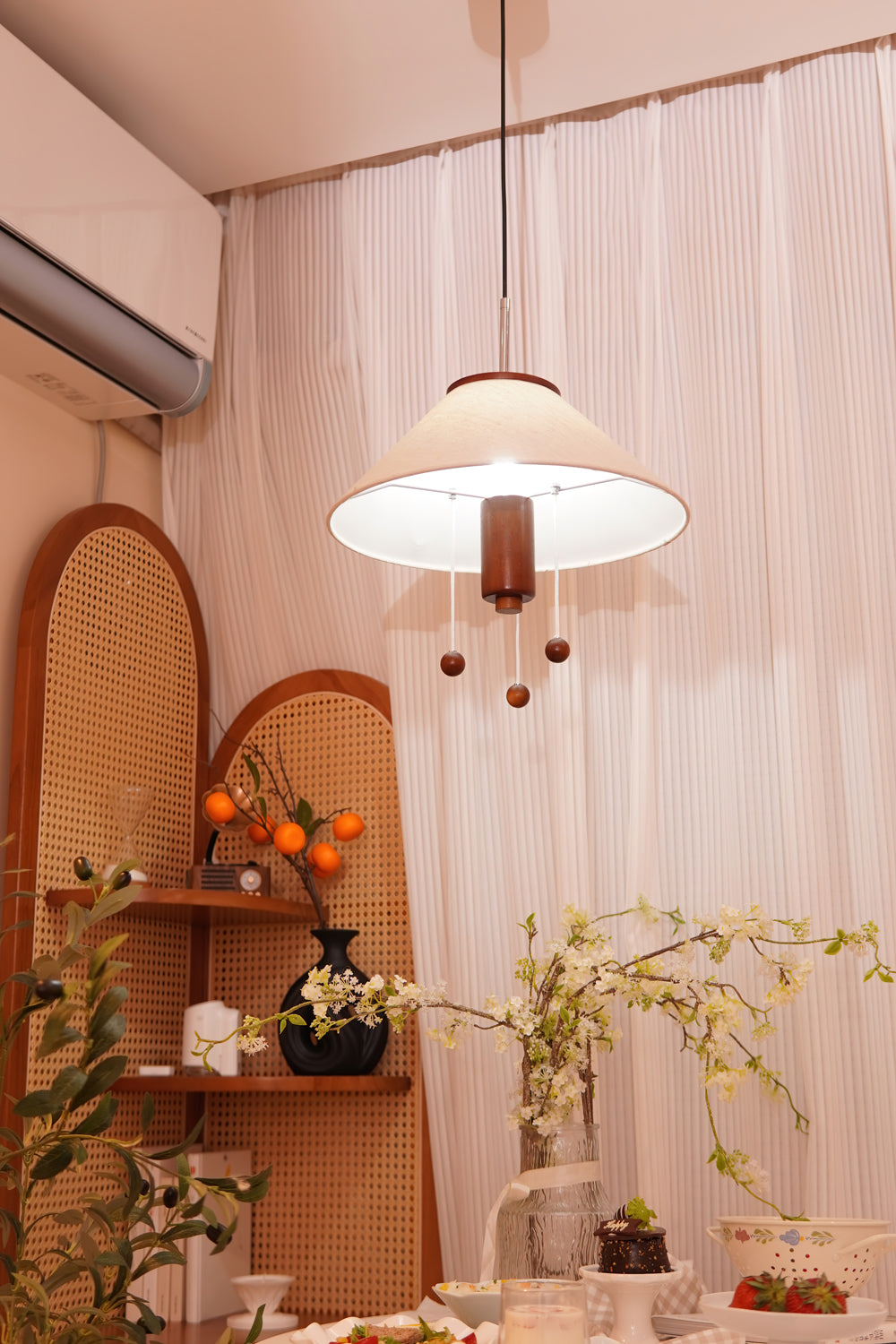 Skulptural hängande lampa i bläckfiskform - Nautilux