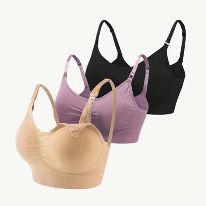 Bekväma amnings-bh:ar (set om 3) – NurtureFit