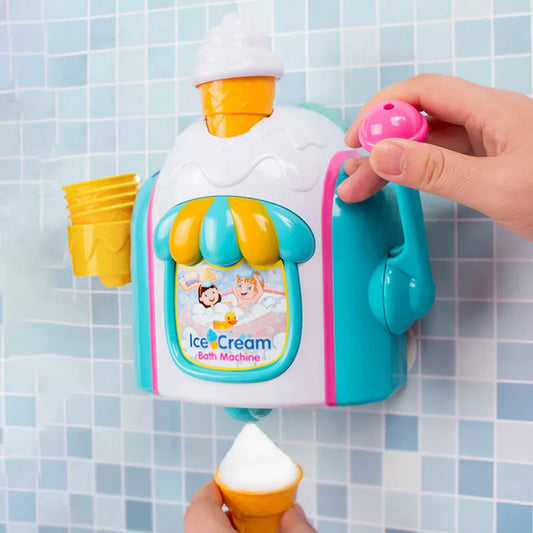 Badleksak med skumdispenser för barn – interaktiv tvättglädje i badet
