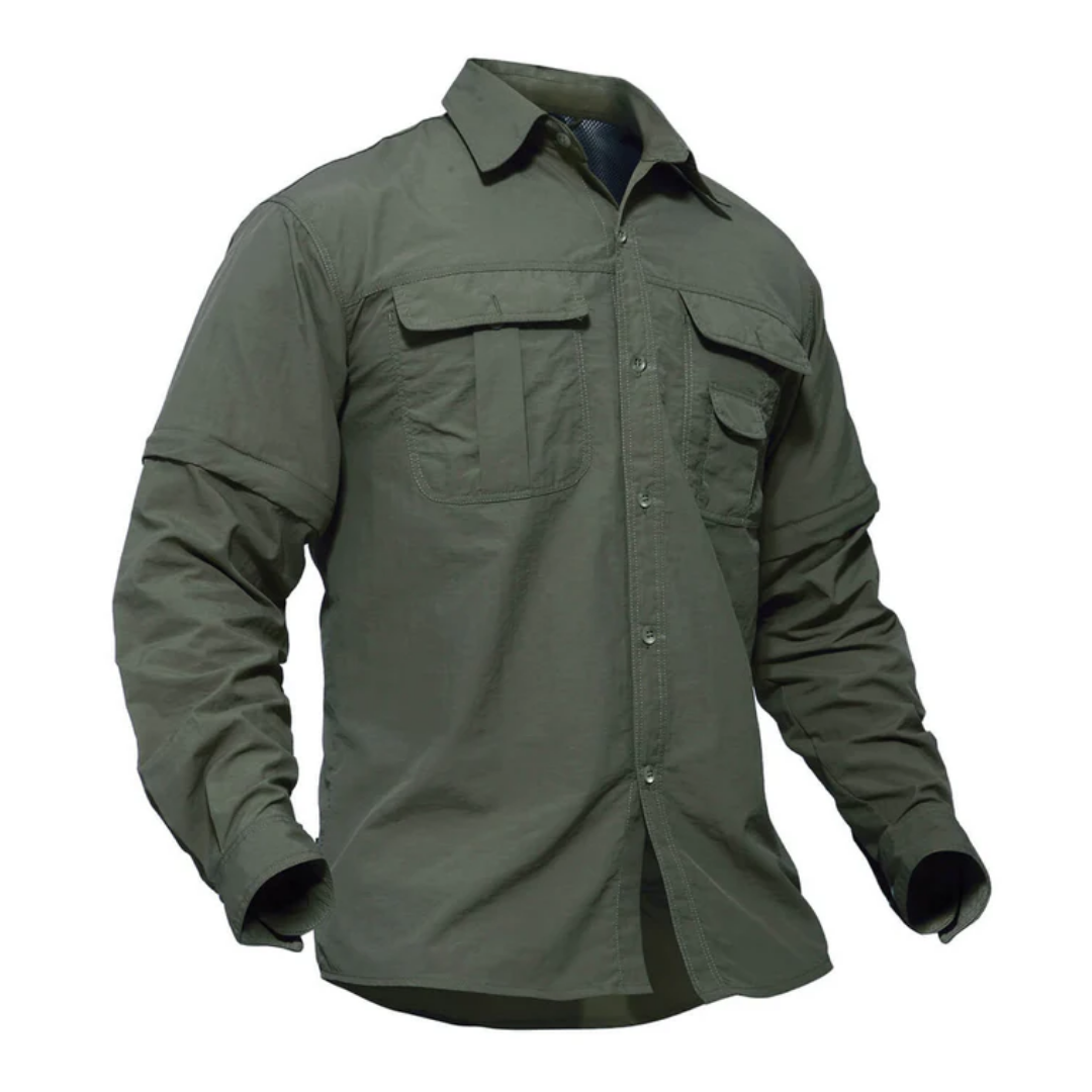 Outdoor Shirt With Zip-Off Sleeves - Ricardo