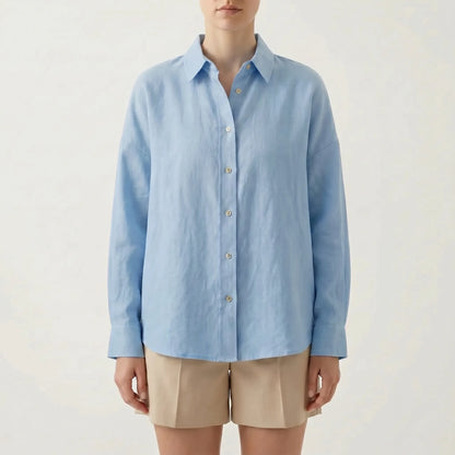 Oversized Button-Down Shirt -  Maureen