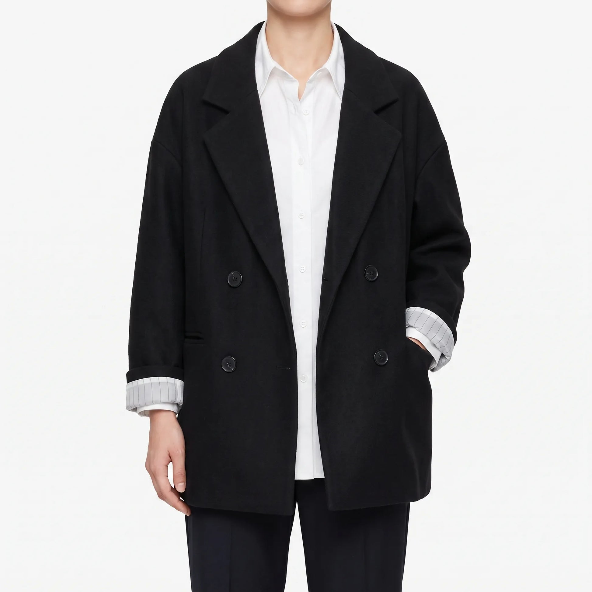 Oversized Dubbelknäppt Kavaj -  Melinda