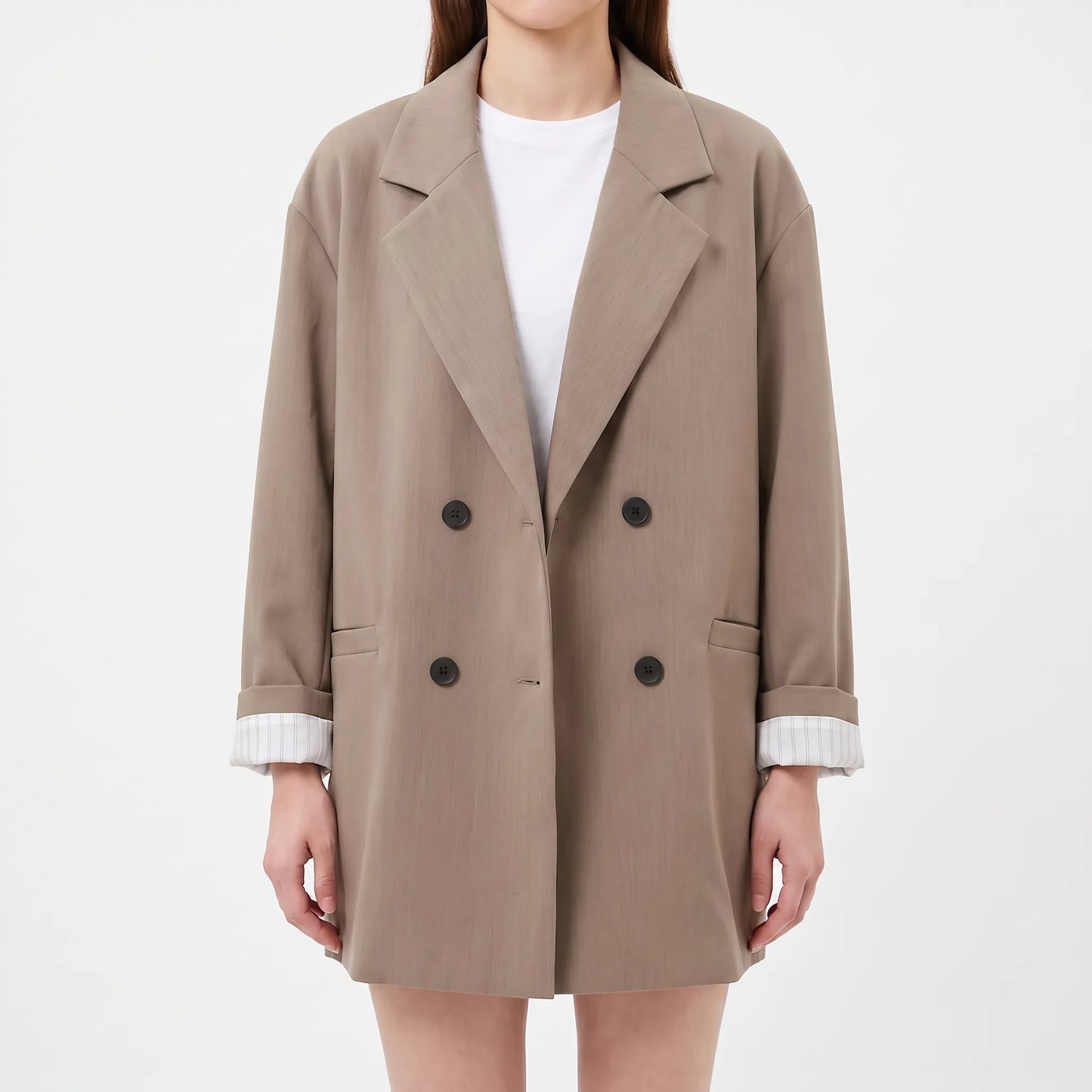 Oversized Dubbelknäppt Kavaj -  Melinda