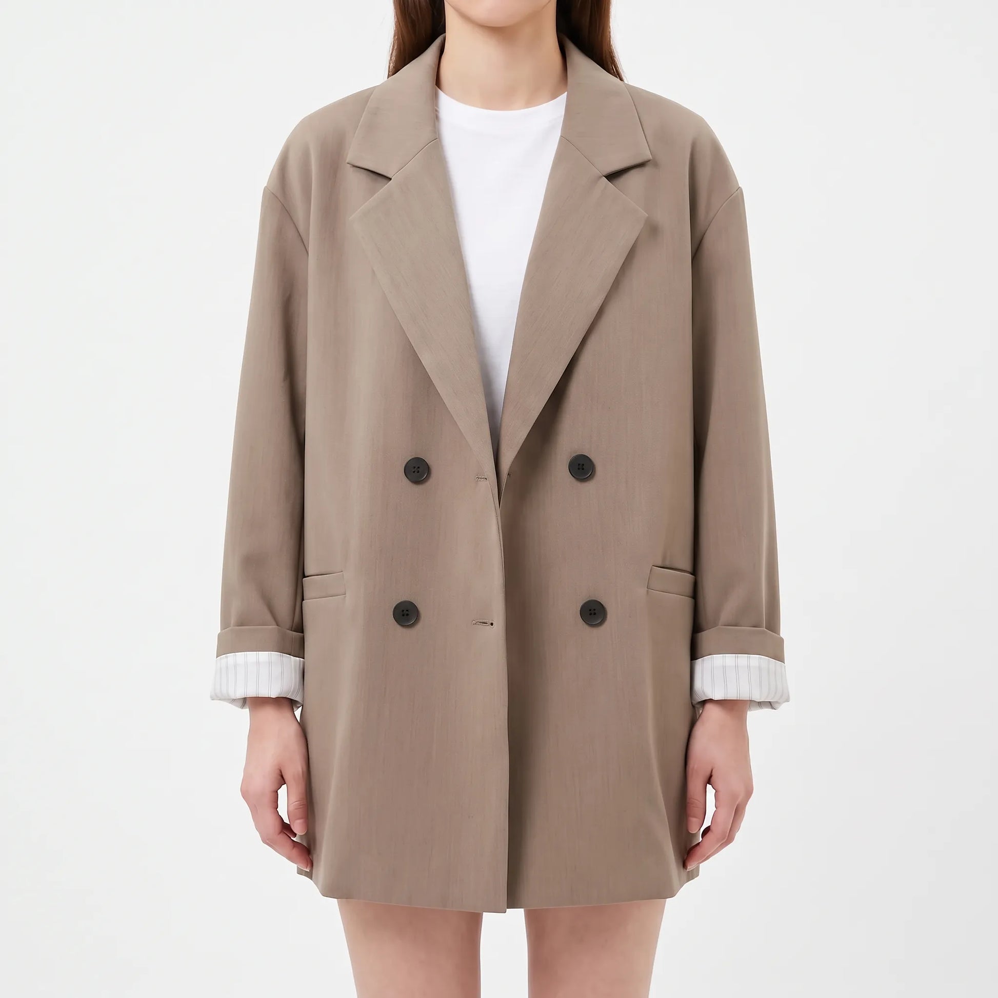 Oversized Dubbelknäppt Kavaj -  Melinda