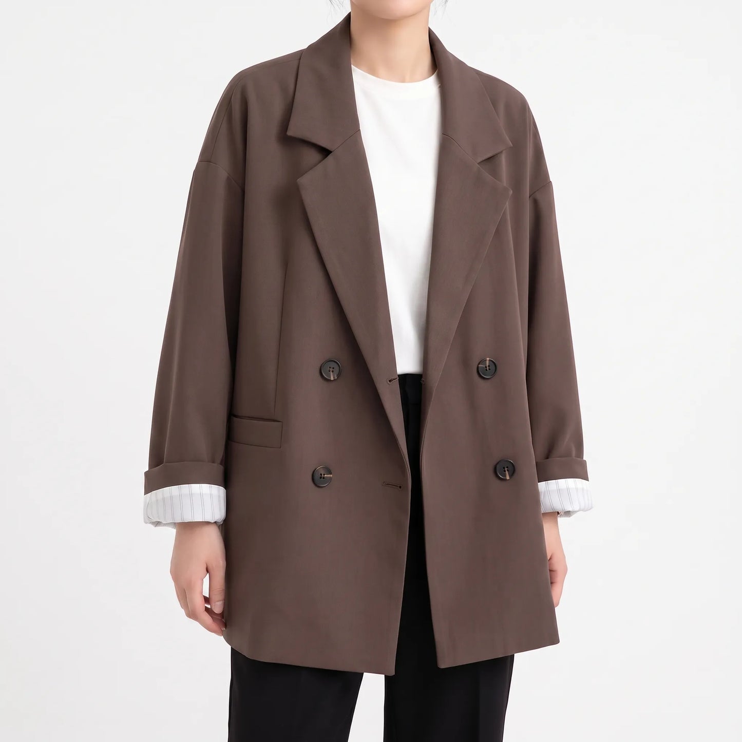Oversized Dubbelknäppt Kavaj -  Melinda