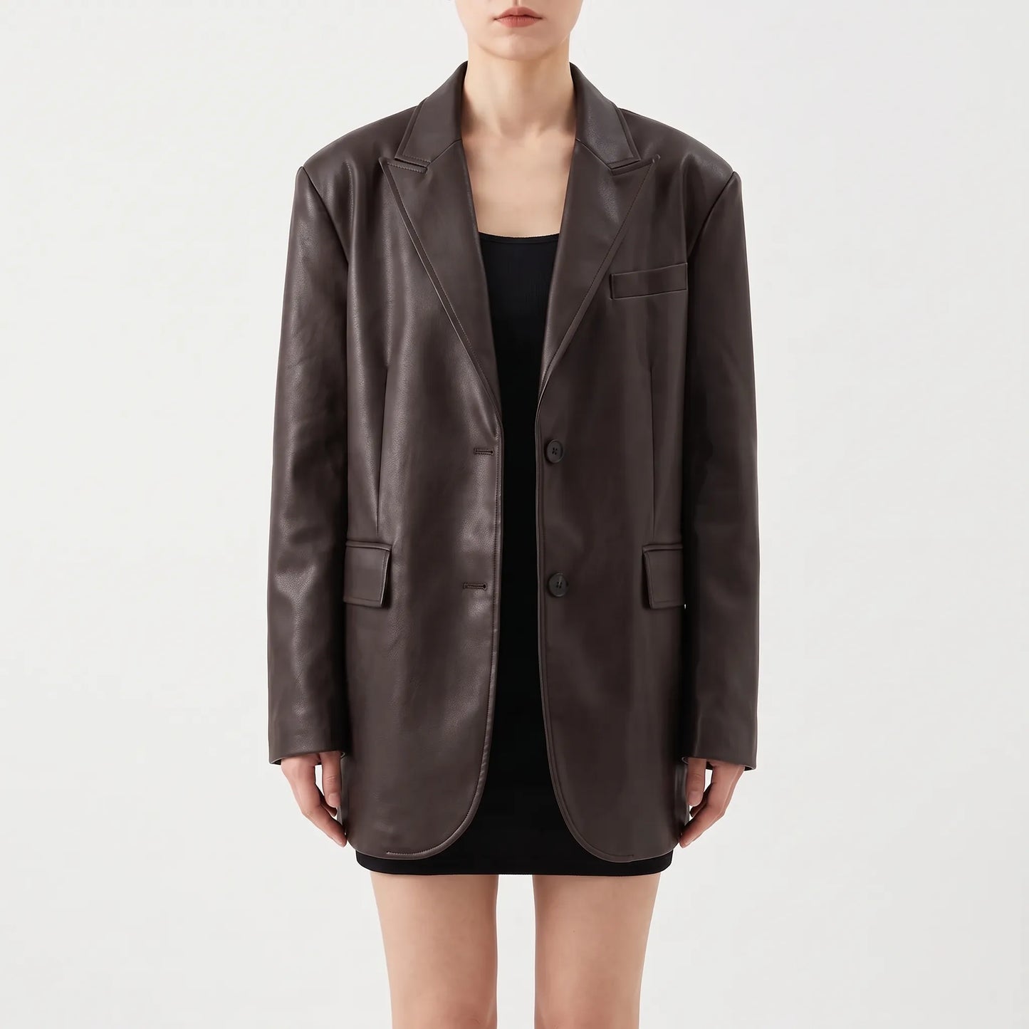 Oversized Enkelknäppt Kavaj -  Christy