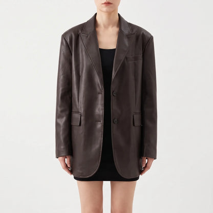 Oversized Enkelknäppt Kavaj -  Christy