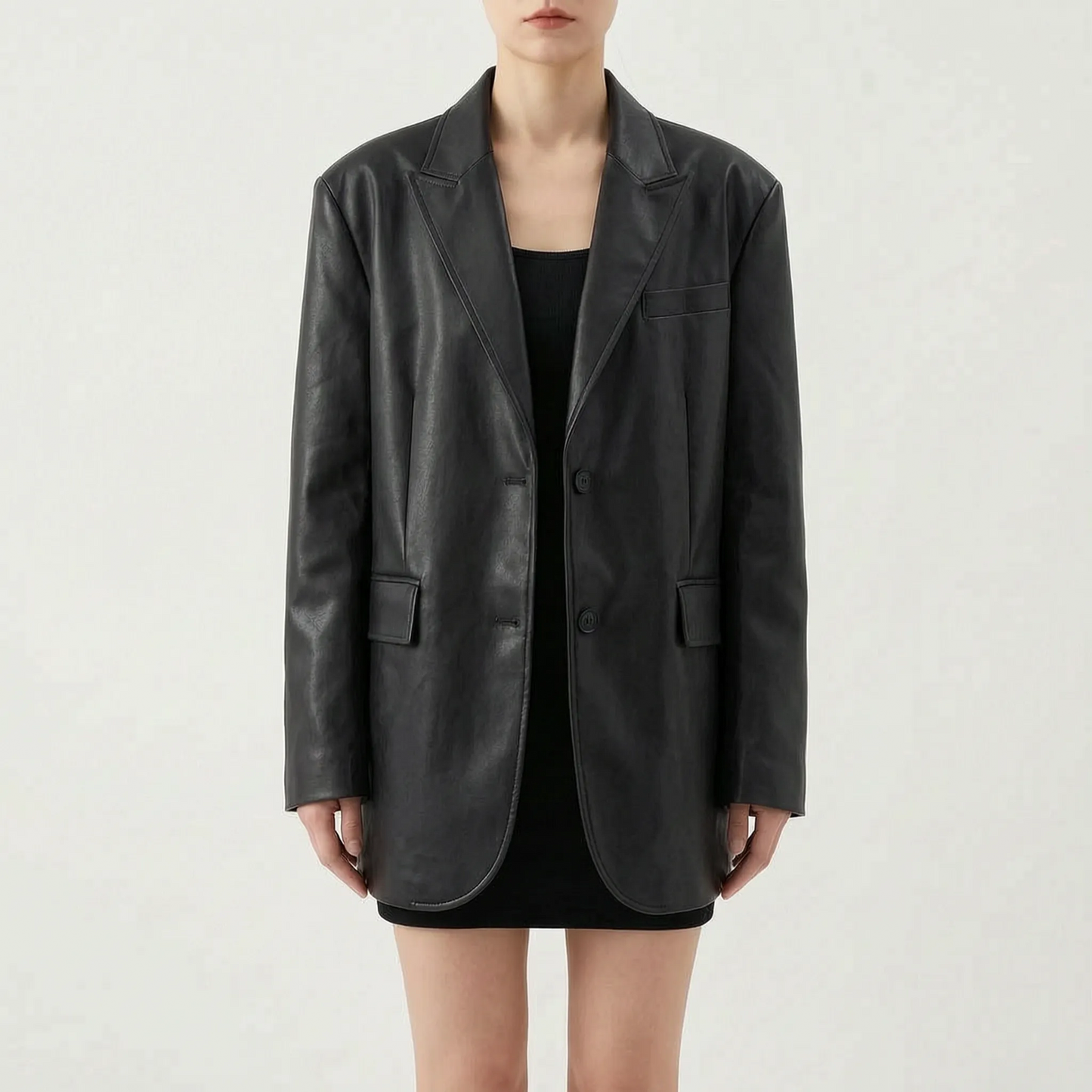 Oversized Enkelknäppt Kavaj -  Christy