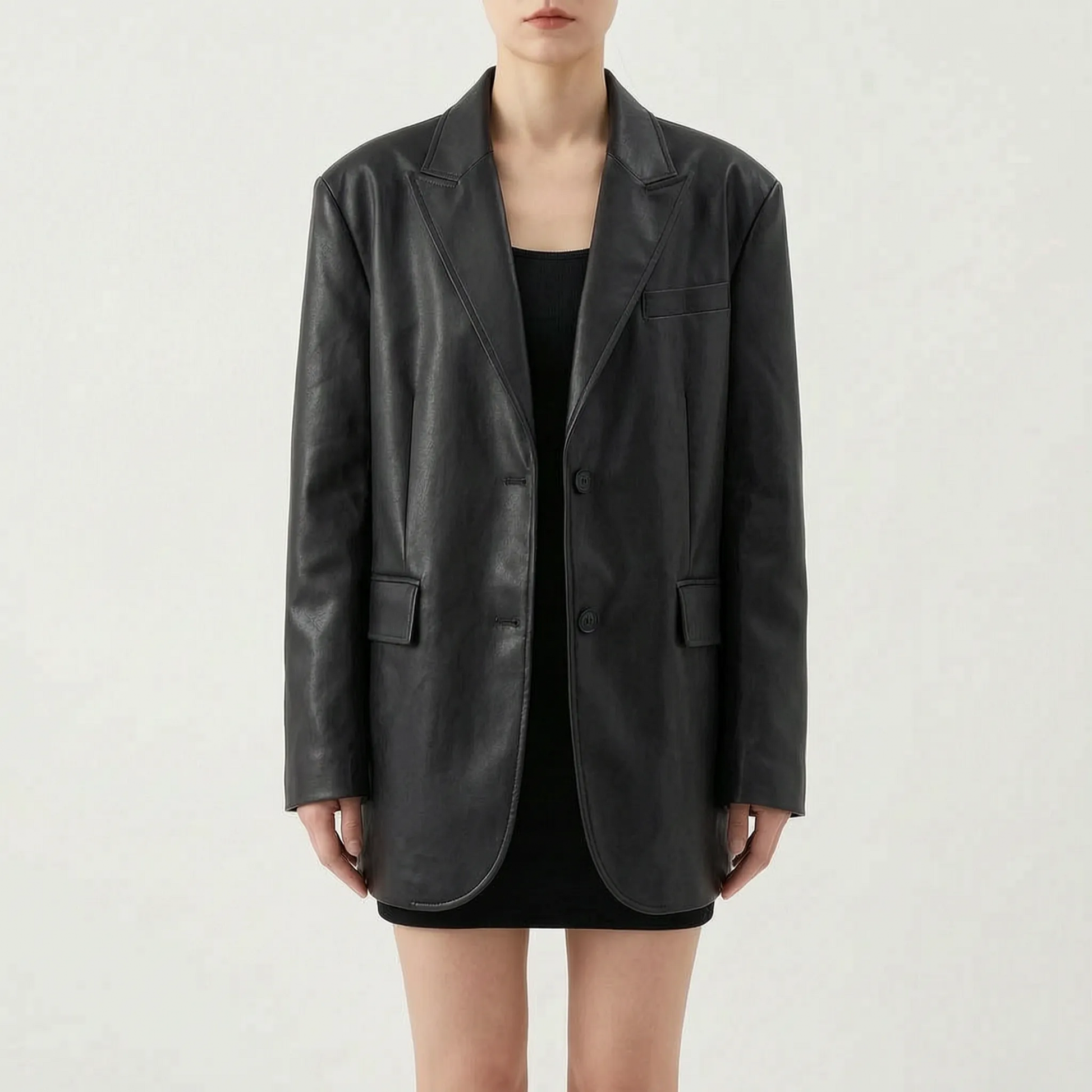 Oversized Enkelknäppt Kavaj -  Christy