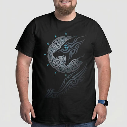 Oversized Norse Graphic Tee Big Tall - Calvin