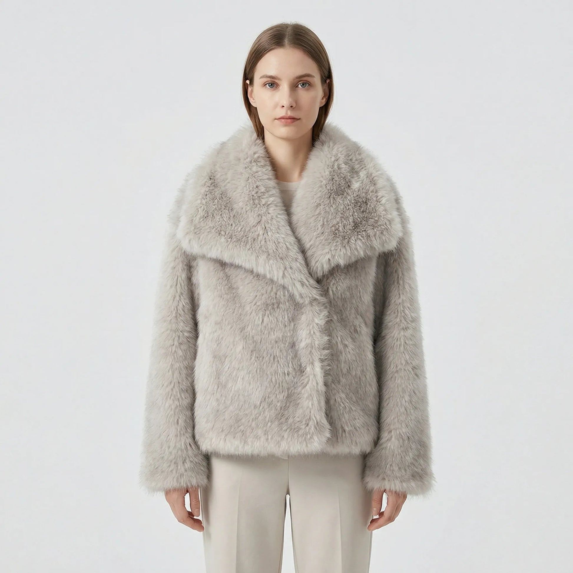 Oversized Winterjas Met Bontlook - Beatrice