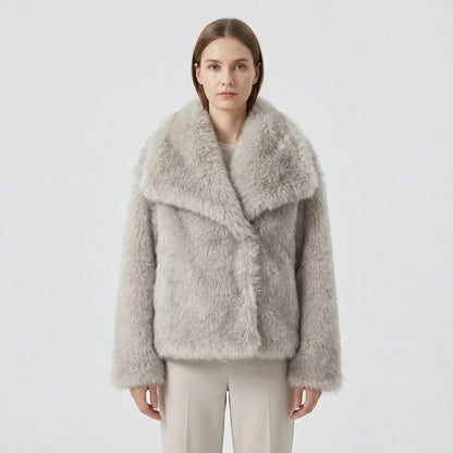 Oversized Winterjas Met Bontlook - Beatrice
