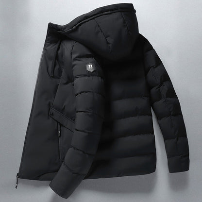 Padded Hooded Men's Winter Jacket - Tomas