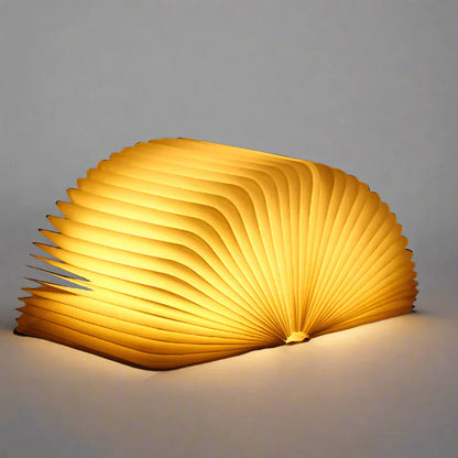Fällbar boklampa med varmt LED-ljus - StoryGlow