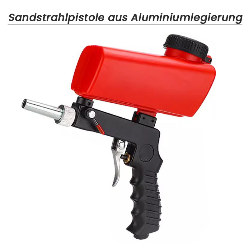 Bärbar handhållen pneumatisk sandblästerpistol