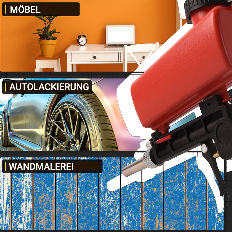 Bärbar handhållen pneumatisk sandblästerpistol