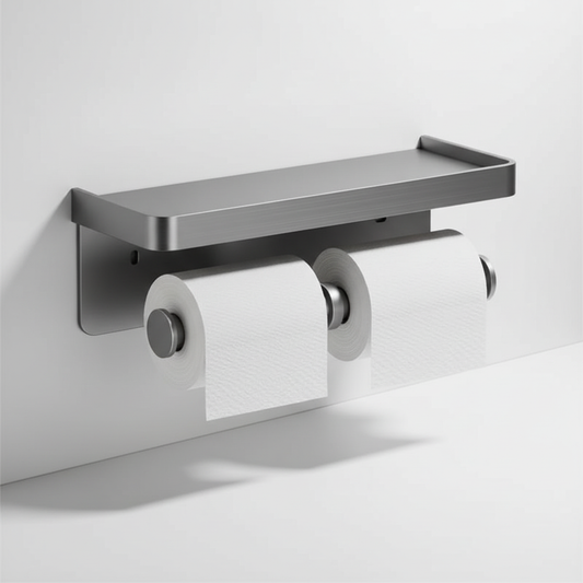 Platzsparender Toilettenpapierhalter - ToiletHaven
