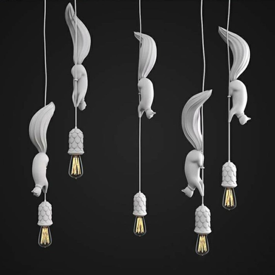 Playful Hanging Pendant Light -  Squirlune