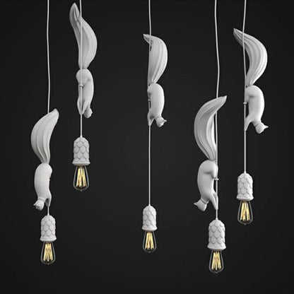 Playful Hanging Pendant Light -  Squirlune