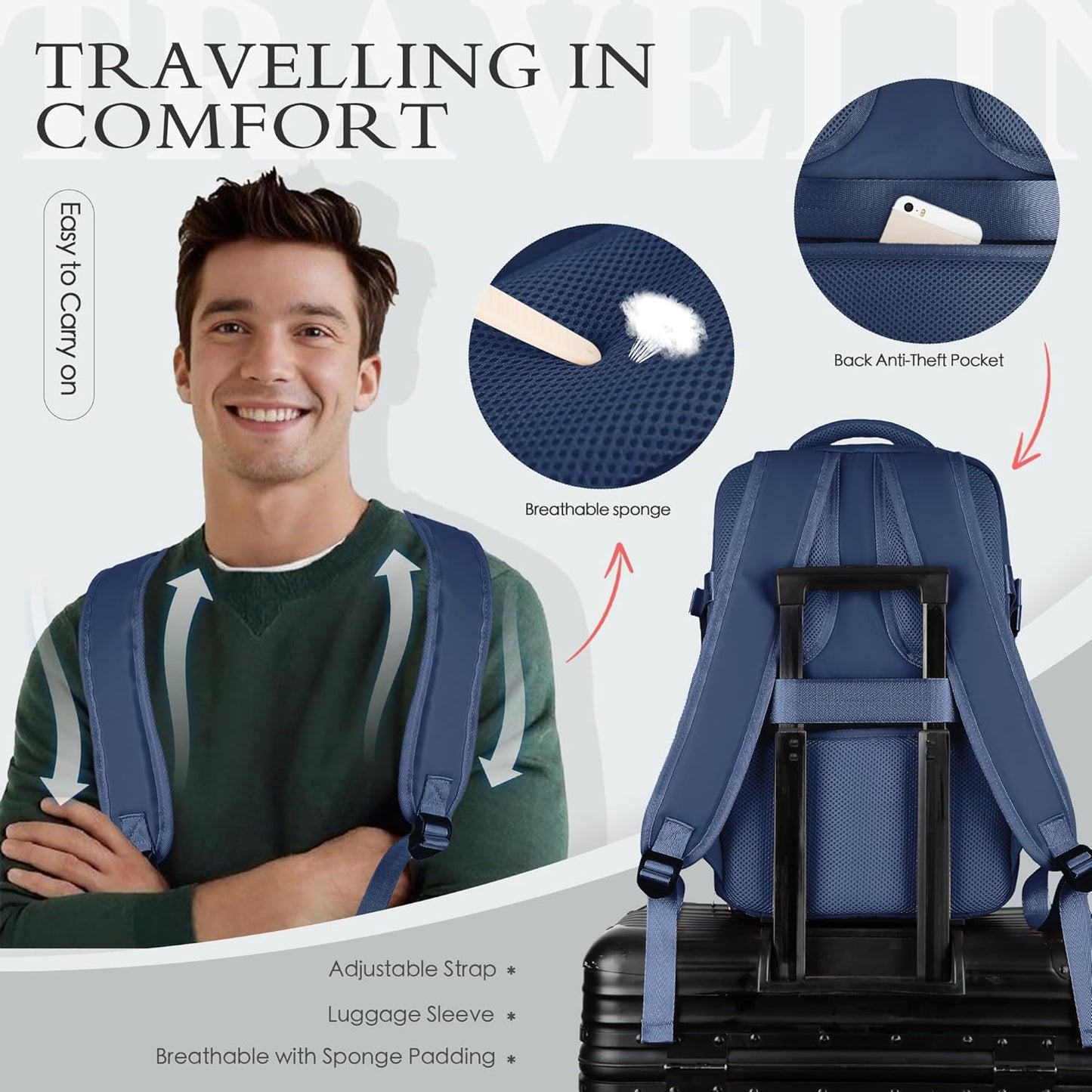 Plecak Podróżny Z Laptopem - Cabinbag 