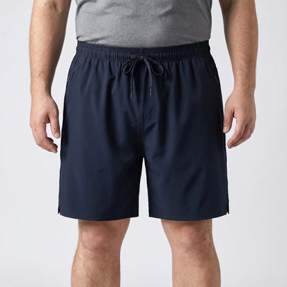 Plus Size Athletic Drawstring Shorts - Julian