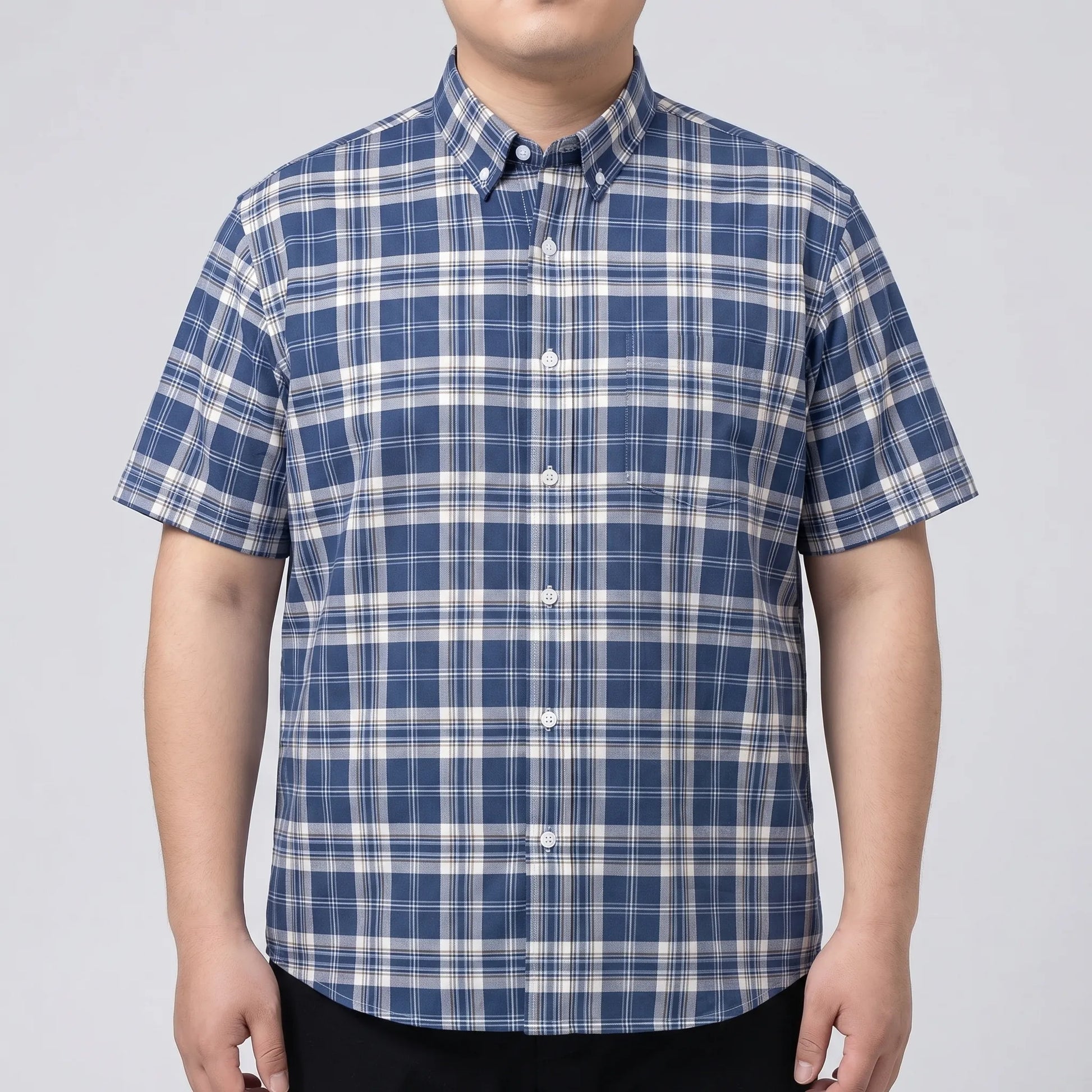 Plus Size Designer Casual Shirt - Owen