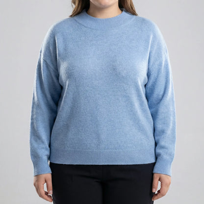 Plus Size Long Sleeve Sweater - Delia